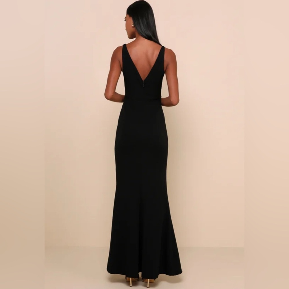 Lulus Melora black sleevelesss maxi dress Sz S NWOT - Picture 2 of 8